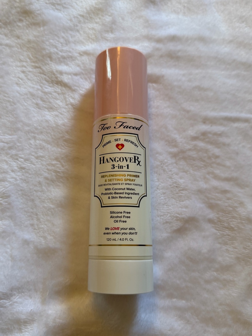 Too Faced hangoveRx primer and setting spray 4 oz